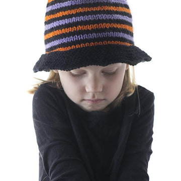 Striped Halloween Witch Hat