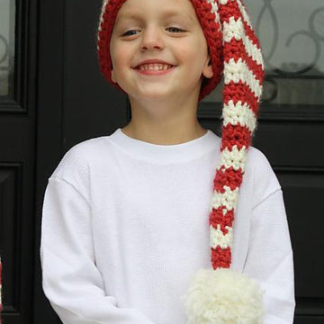 Bulky Weight Crocheted Holiday Stocking Cap