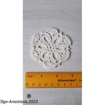 Openwork antique flower