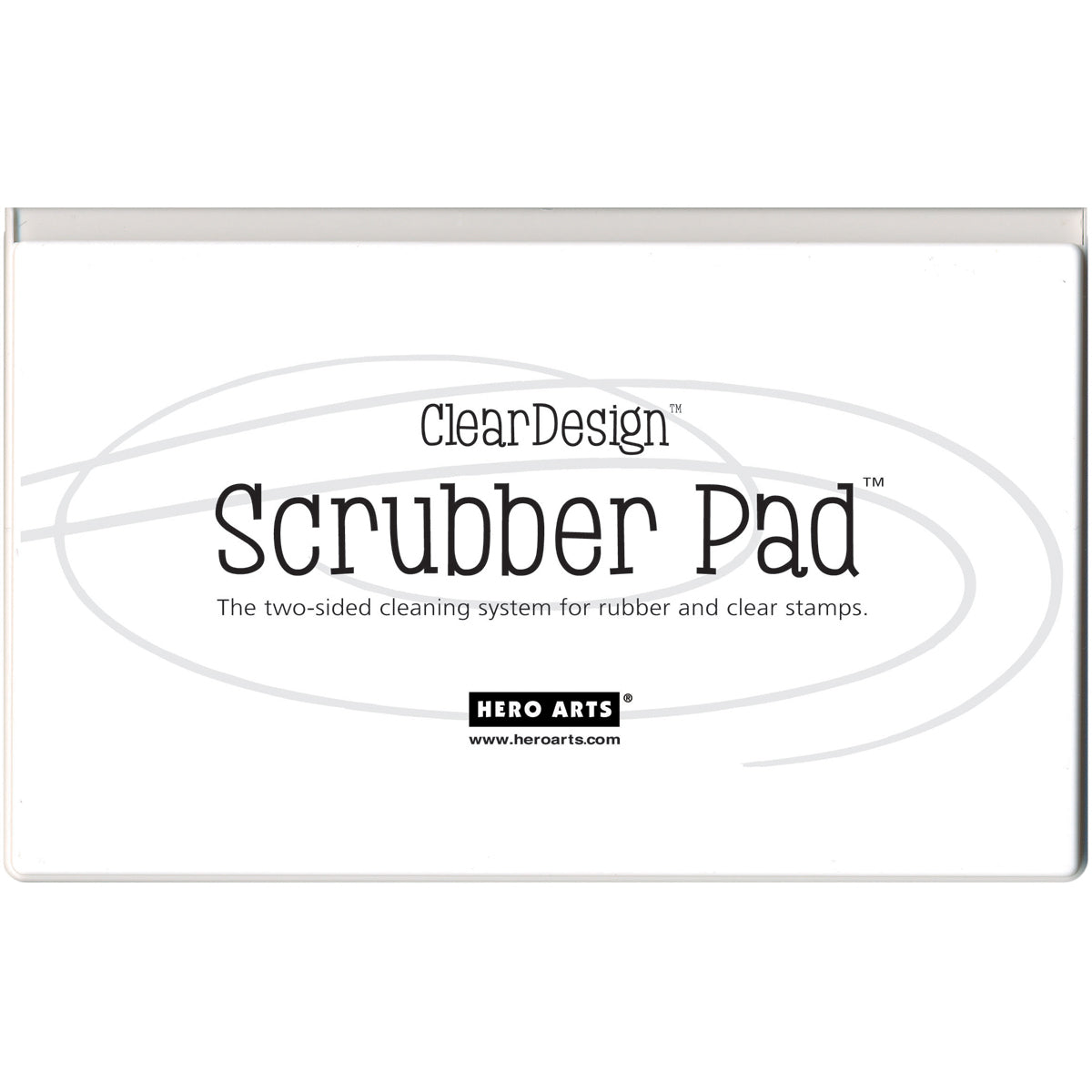Hero Arts Clear Design Scrubber Pad - 7.5"X4.5"