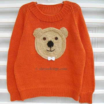 Bear Pom-Pom Pullover