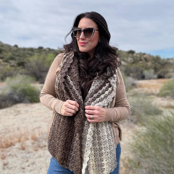 Sweet Stripes Hooded Scarf