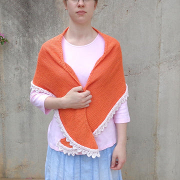 Creamsicle Shawl
