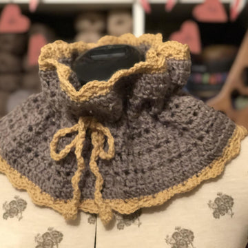 Gathered Ruffled Cowl
