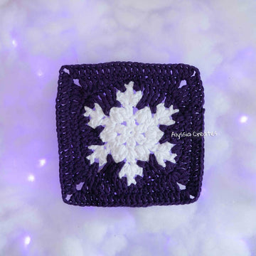 Large Snowflake Granny Square