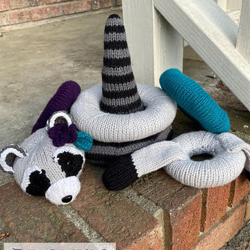 Raccoon Stacking Ring Toy