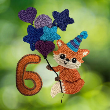 Crochet Animal Number 6 Fox