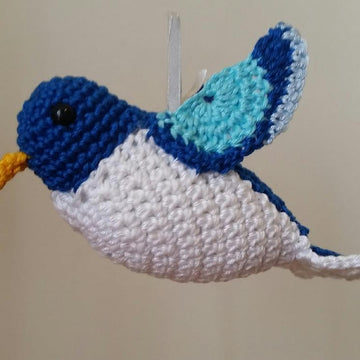 Amigurumi Bird: Pearly Hummingbird