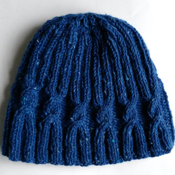 Small Spiral Cable Hat