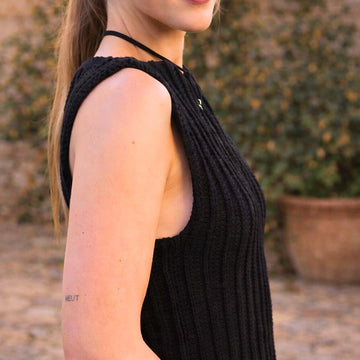 Crochet Pattern Summer Top Black#Beauty | Open Back Crochet Top | Women's Tank Top PDF