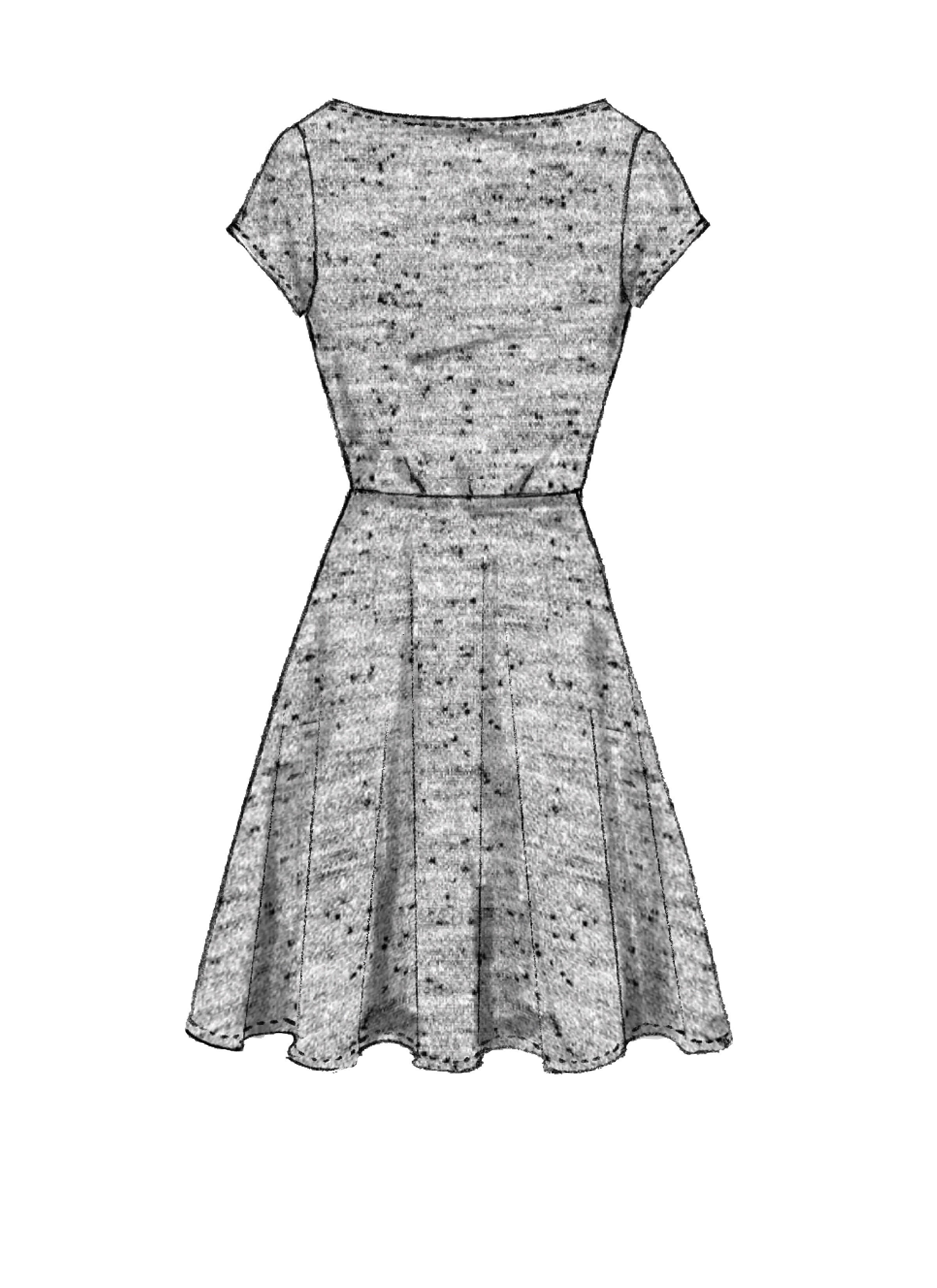 McCall's Misses'/Women's Flared Dresses M7313 - Sewing Pattern