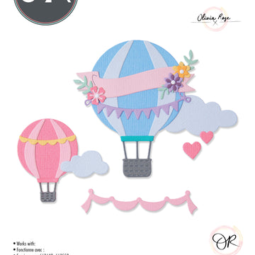 Sizzix Thinlits Die Set 10PK - Hot Air Balloon by Olivia Rose