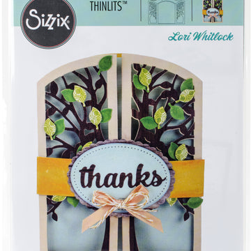 Sizzix Thinlits Dies By Lori Whitlock 15/Pkg - Tree Gatefold Card