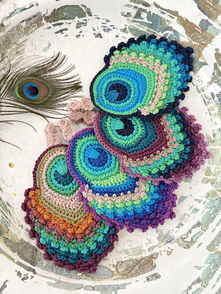 Iridesca Peacock Feather Bag Charm