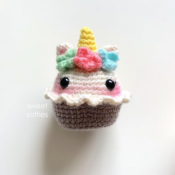 Unicorn Floral Cupcake