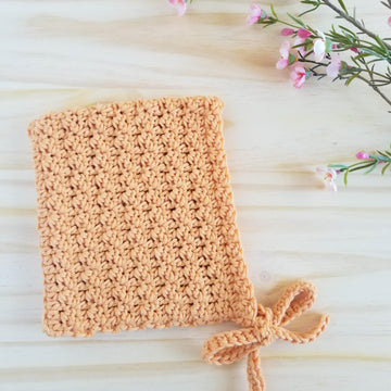 Tumbling Rose Petals Bonnet Crochet Pattern
