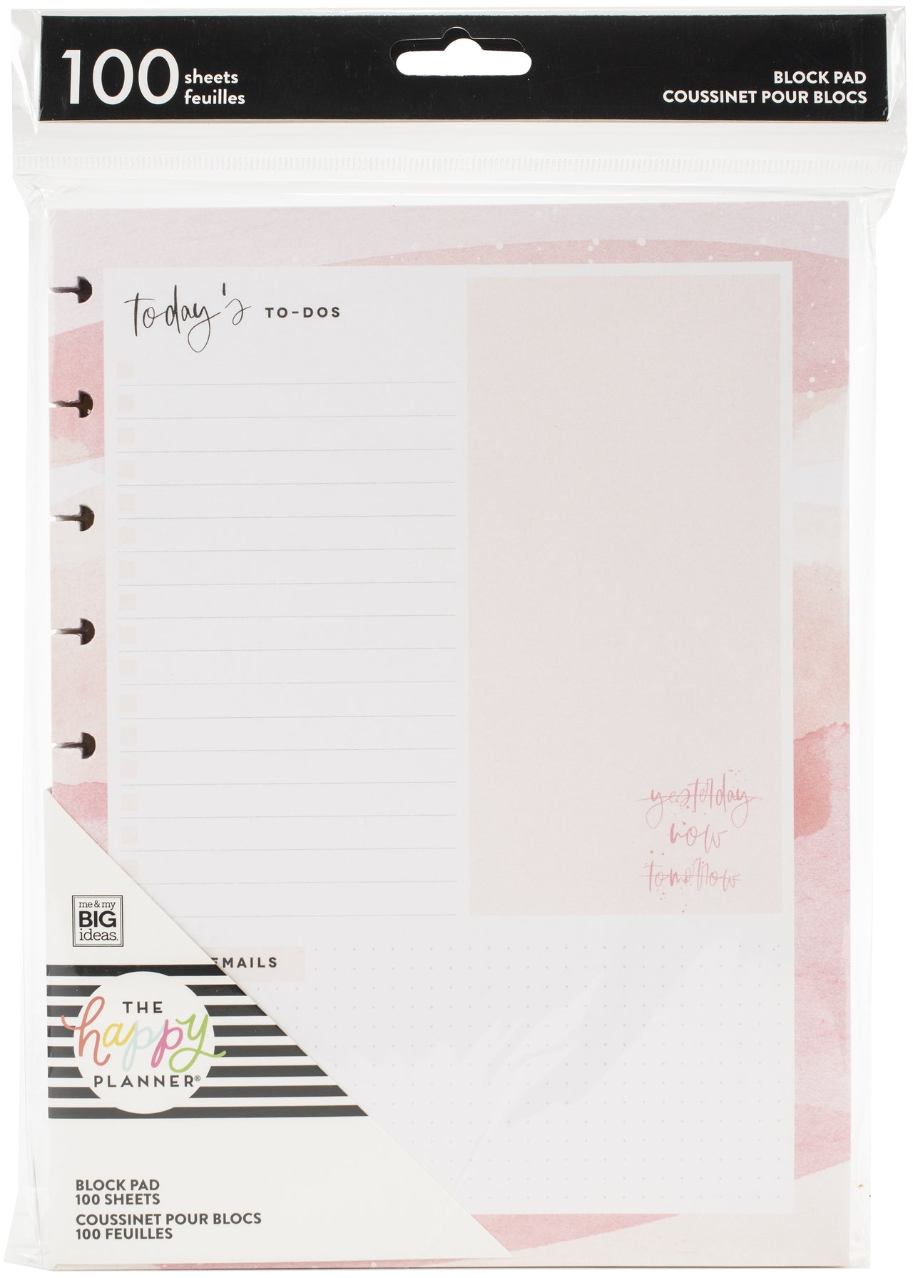 The Happy Planner Block Pad 9.25"X7" 100/Pkg - Biz Babe