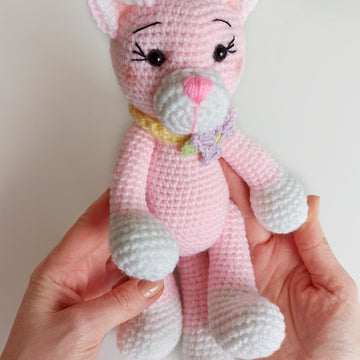Crochet cat pattern, amigurumi cat pdf pattern