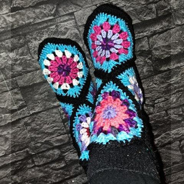 SLiPPERS * BOOTS * - HeXagon * Use leftovers, scraps