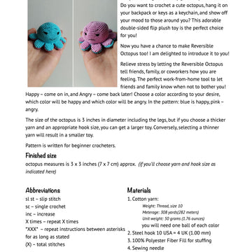 Reversible tiny octopus