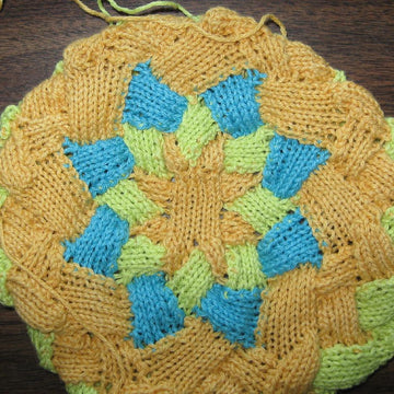 Entrelac Hat