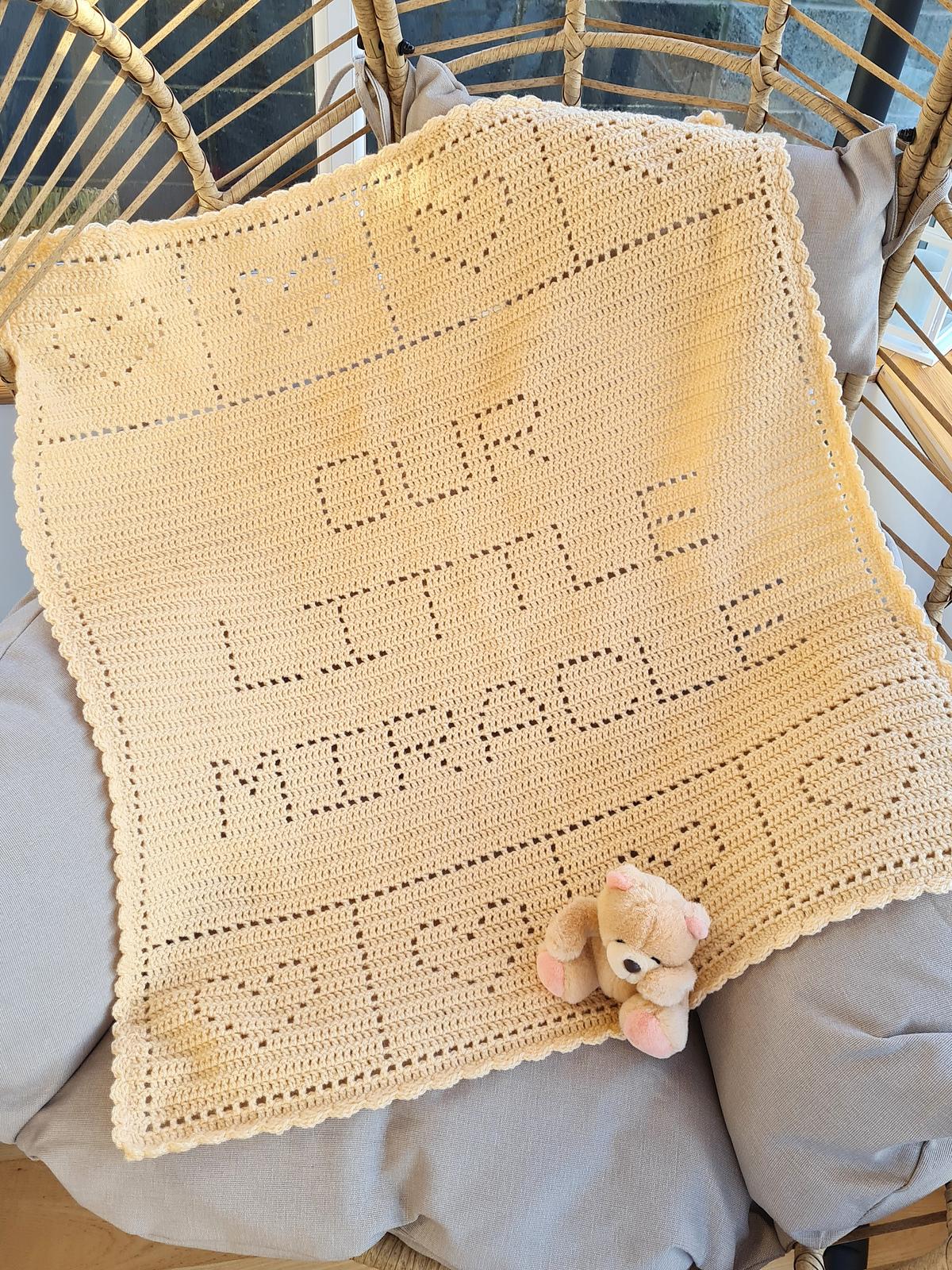 Our Little Miracle Filet Blanket