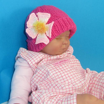 Baby Flower Beanie Hat