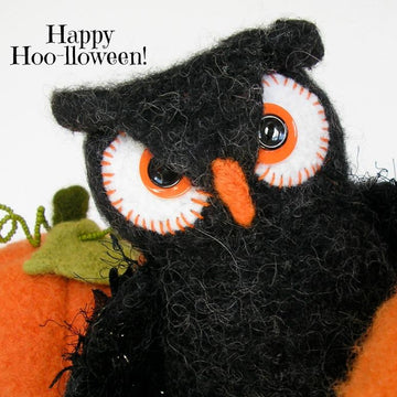 Felted Woolly Owl