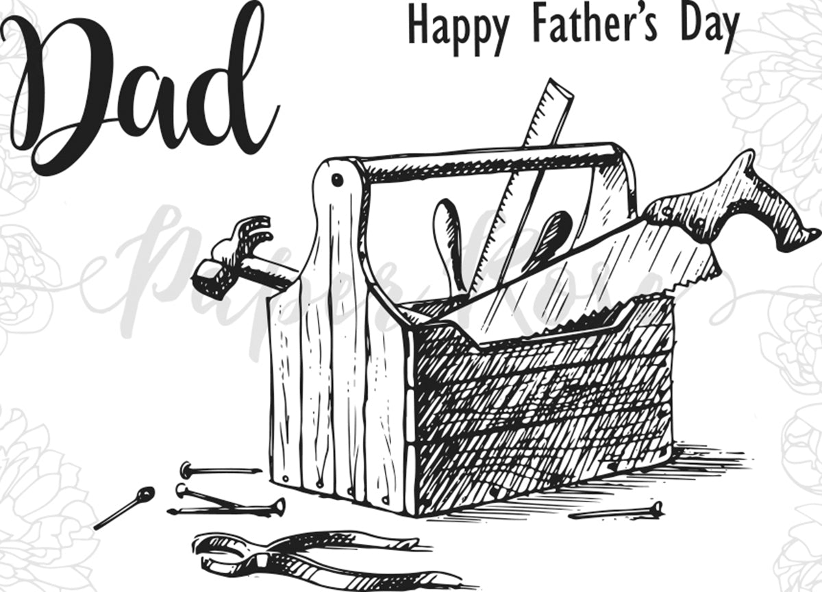 Paper Rose Clear Stamps - Toolbox