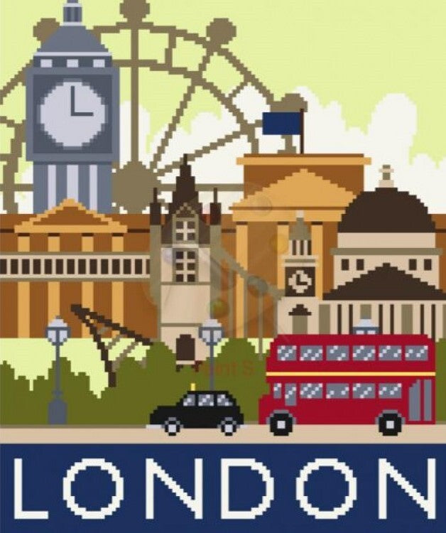 Creative World of Crafts Cityscapes Collection London - 21.5cm x 25.5cm