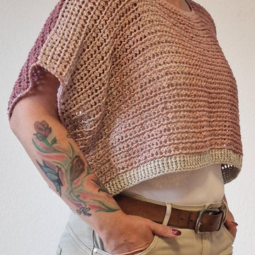 Häkelanleitung für das oversize Crop - Shirt "Das Sommerdingens