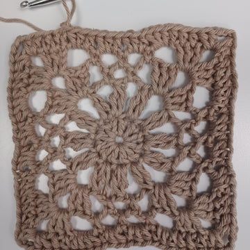 STONE BEIGE CROCHET HALTER TOP