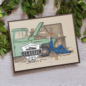 Colorado Craft Company Clear Stamps 6"X6" - Father & Son-Lovely Legs
