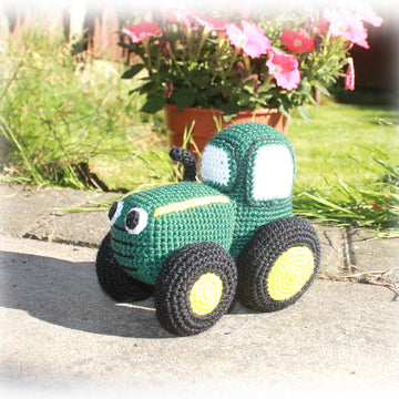Green Tractor Crochet Pattern