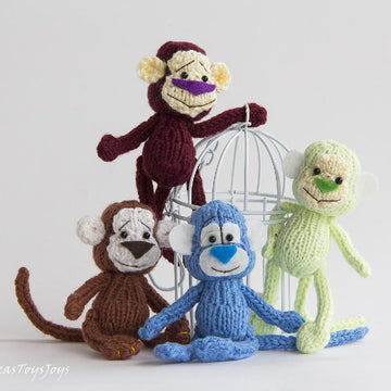 Monkeys. The symbol of new 2016 year.