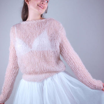 Light mohair sweater