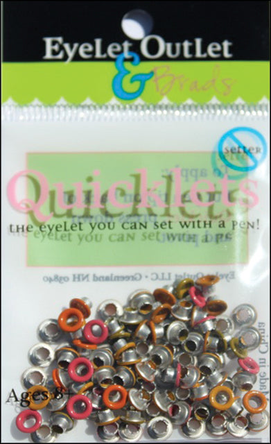 Eyelet Outlet Quicklets Round 84/Pkg - Fall 2