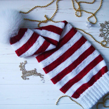 Striped Santa Hat