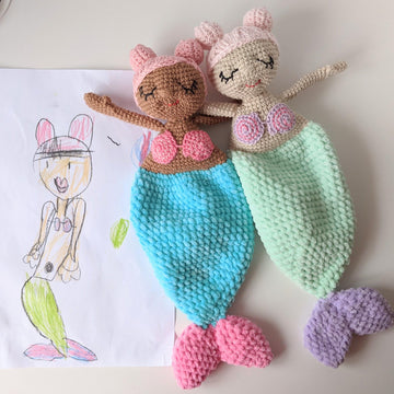 Mermaid Comforter, Mermaid Lovey