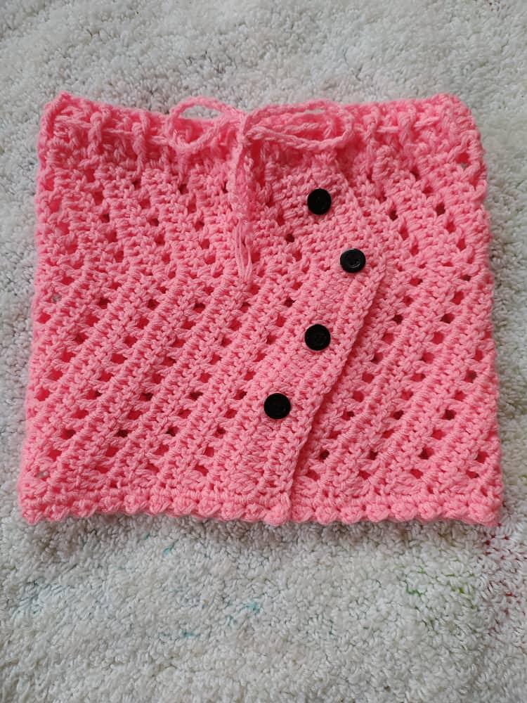 Buttoned skirt