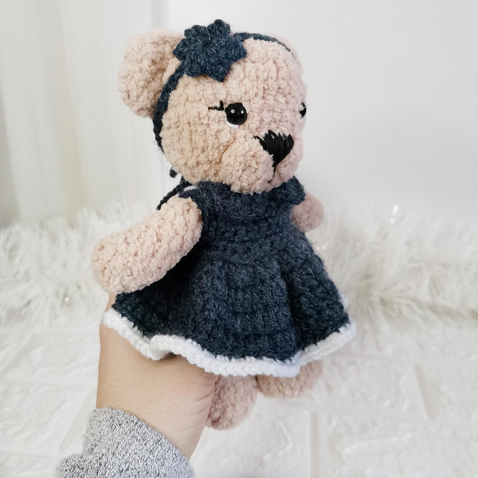 Plush Teddy Bear in Dress