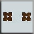 Mill Hill Bead MH12190 - 4 Petal Flower Matte Autumn To
