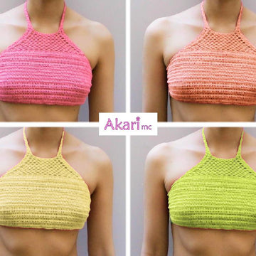 Four Crochet Bikini Tops_ PBK1