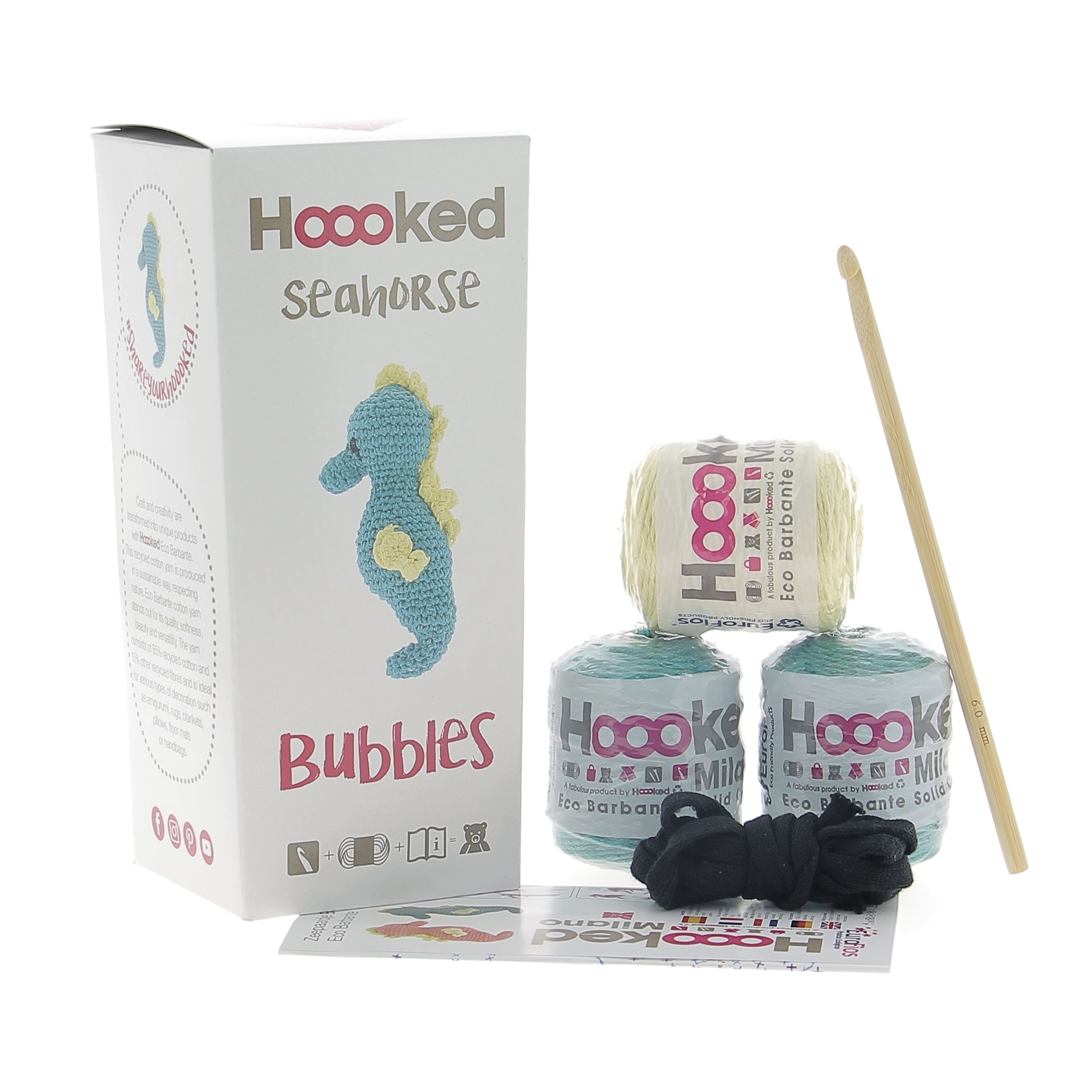 Hoooked Eco Barbante - Seahorse Bubbles