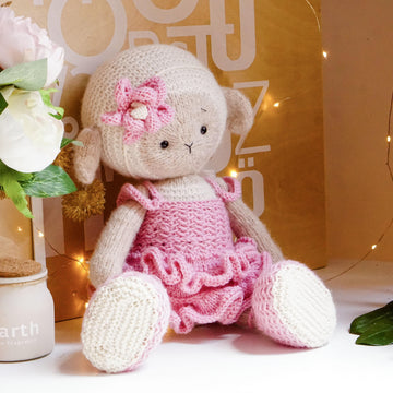 Knitting Pattern Doll Clothes - Outfit "Ballerina"