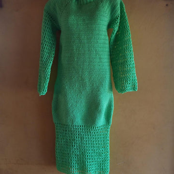 Green Goblin Crochet Dress