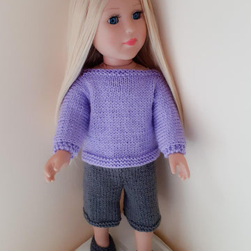 Gray Shoes for Doll