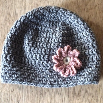 Graceful Grey Toddler Beanie