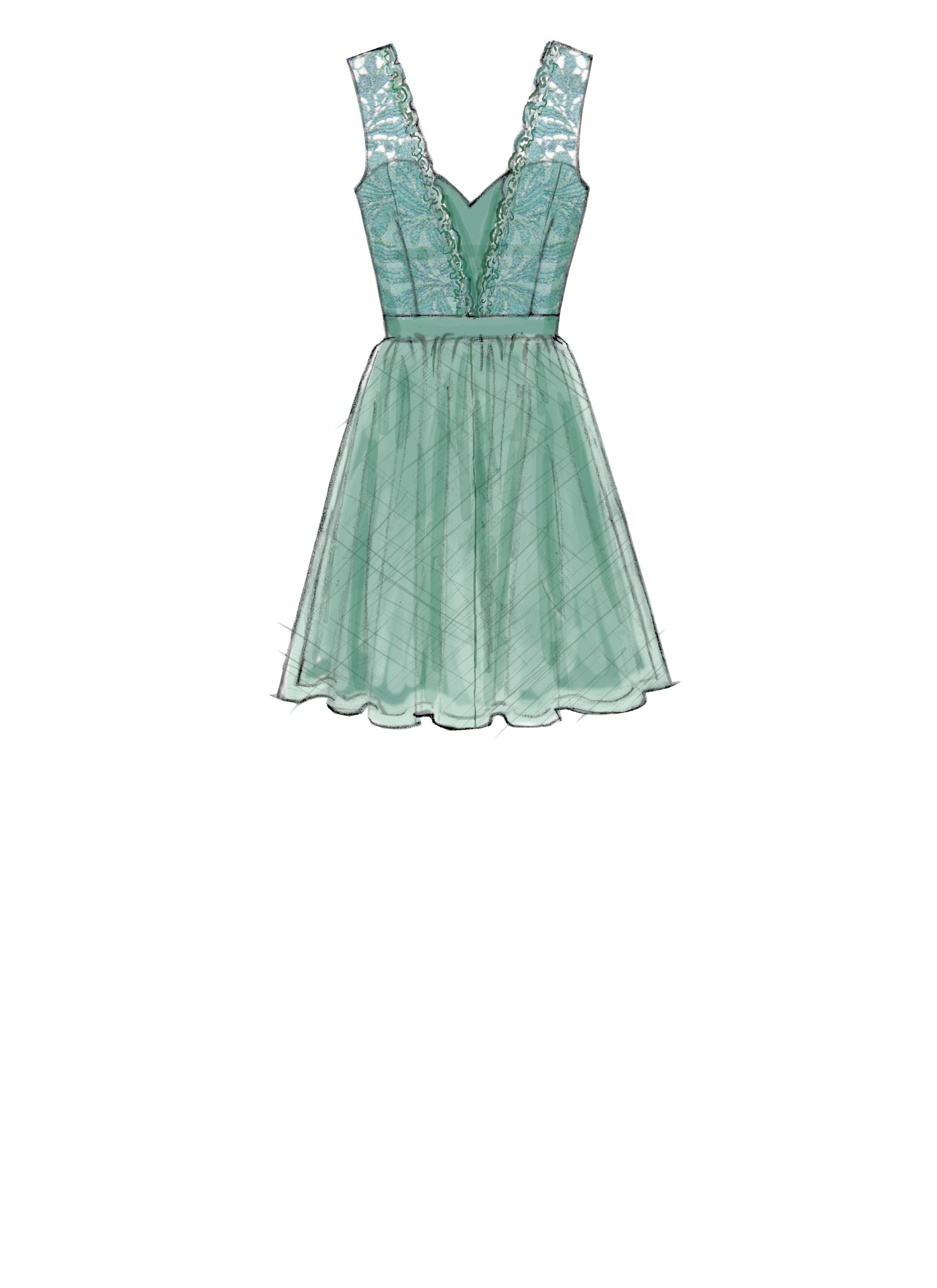McCall's Misses' Mix-and-Match Sweetheart Dresses M7507 - Sewing Pattern