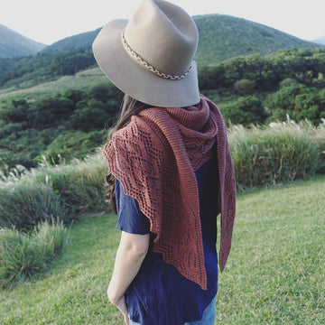 Acorn shawl
